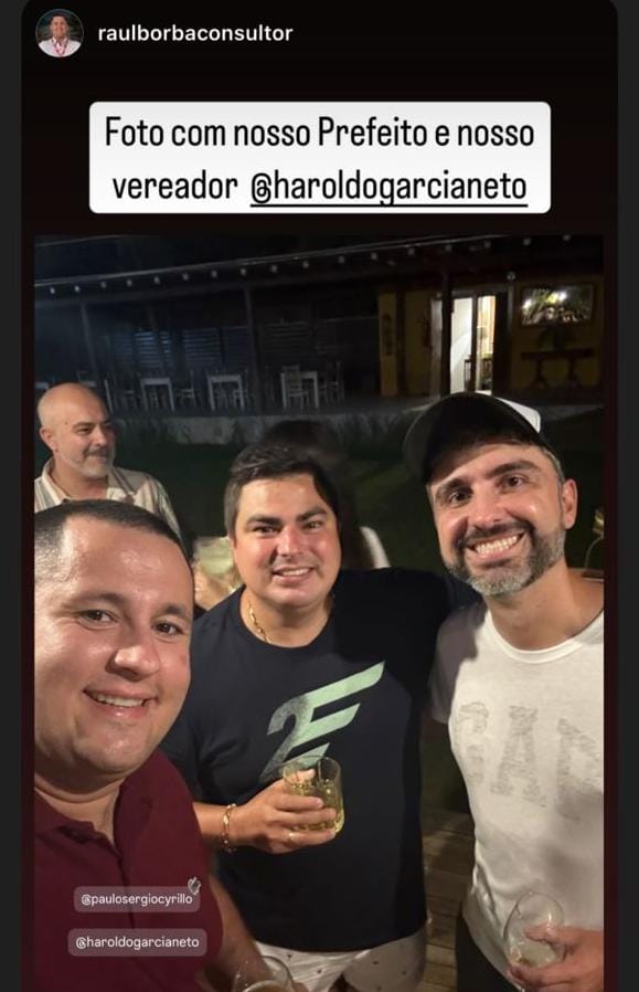 Prefeito-e-aroldo-1 Enquanto a cidade seca, o violão toca e a picanha assa