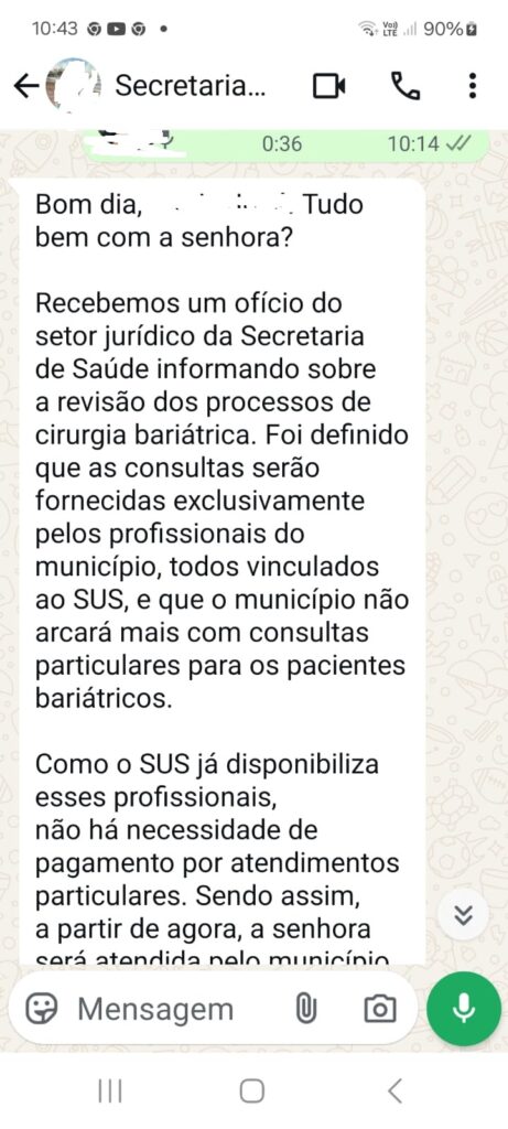 Secretaria-3-461x1024 Mudanças no Atendimento Pós-Bariátrico: Pacientes em Bom Jesus Denunciam