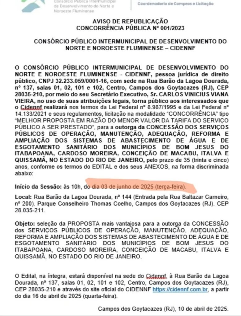 cedae-779x1024 Bom Jesus Unido Pela Água: Moacir da Figueiredo e Léo Xambão Apoiando a Causa