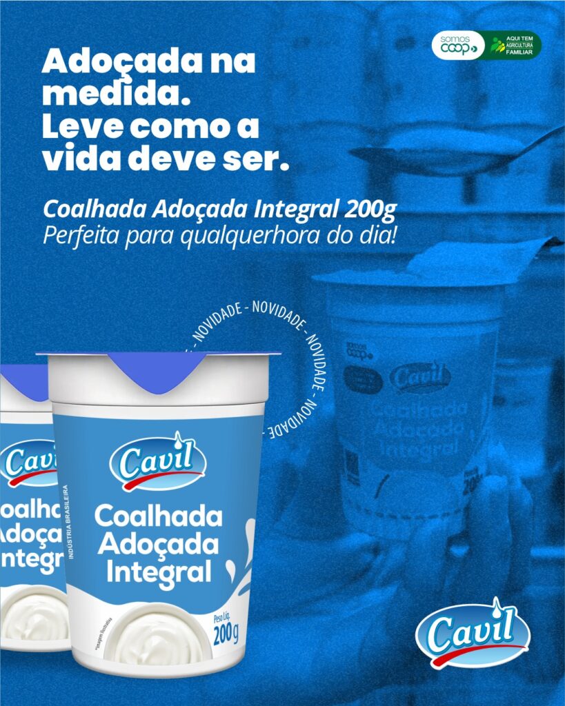 cavil-2-819x1024 A CAVIL apresenta sua mais nova delícia: a Coalhada Adoçada!