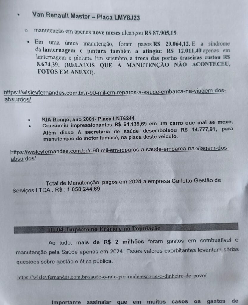 2-1-833x1024 Do Combustível à Cesta Básica: Irregularidades Apontadas em Denúncias Chegam à Câmara