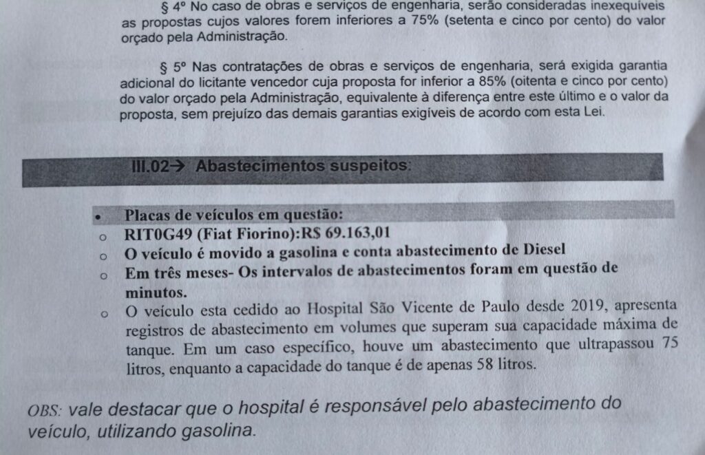7-1024x661 Do Combustível à Cesta Básica: Irregularidades Apontadas em Denúncias Chegam à Câmara