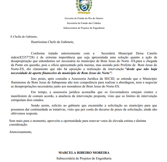 11 Prefeito Avança com o Projeto da “Ponte da Insanidade”