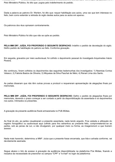 sentenca-2 Justiça Eleitoral Nega Sigilo em Processo Sobre Fraude à Cota de Gênero em Bom Jesus