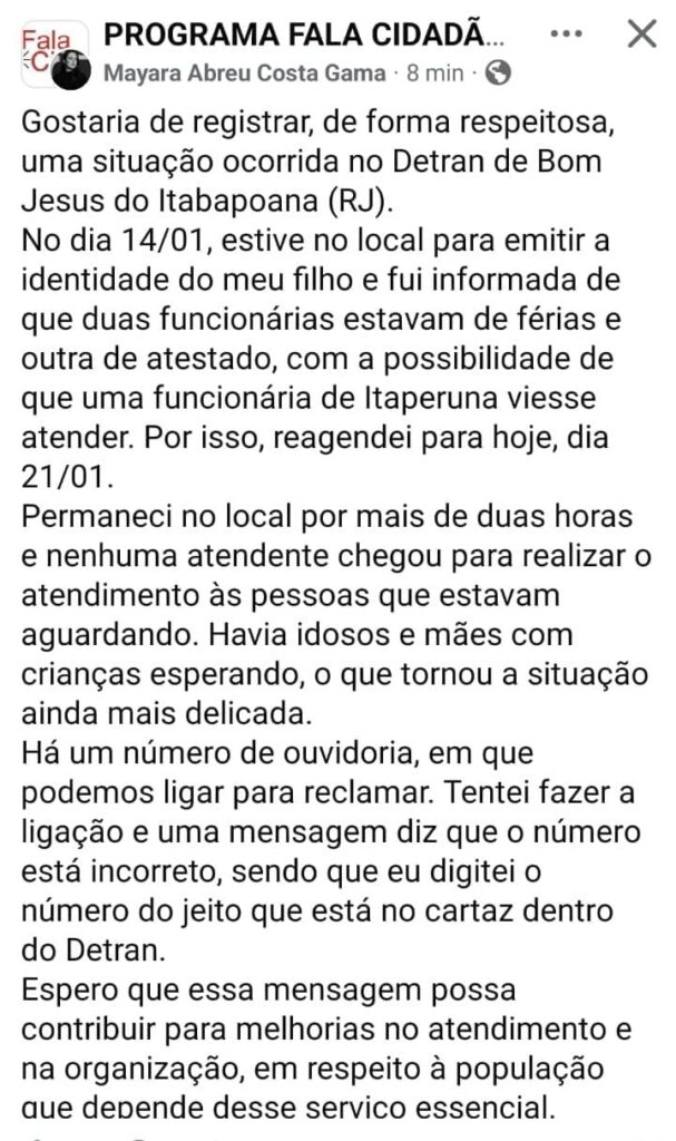 WhatsApp-Image-2026-01-21-at-16.11.41-607x1024 Descaso com Usuários Continua no Detran de Bom Jesus do Itabapoana