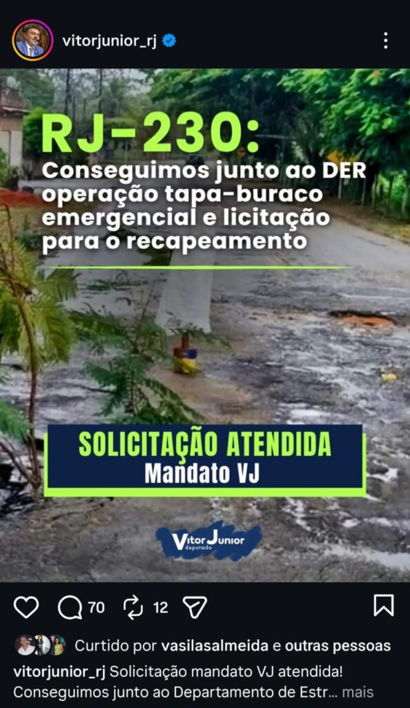 WhatsApp-Image-2026-02-06-at-14.30.30-594x1024 Os Buracos, o Deputado e a “Grande Solução” — Que Já É Feita Pelo DER em Parceria com a Secretaria de Obras